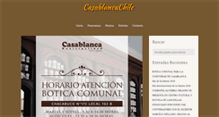 Desktop Screenshot of casablancachile.cl